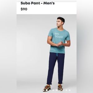 NWOT - Men’s Cotopaxi Subo Pants, size M (marine)